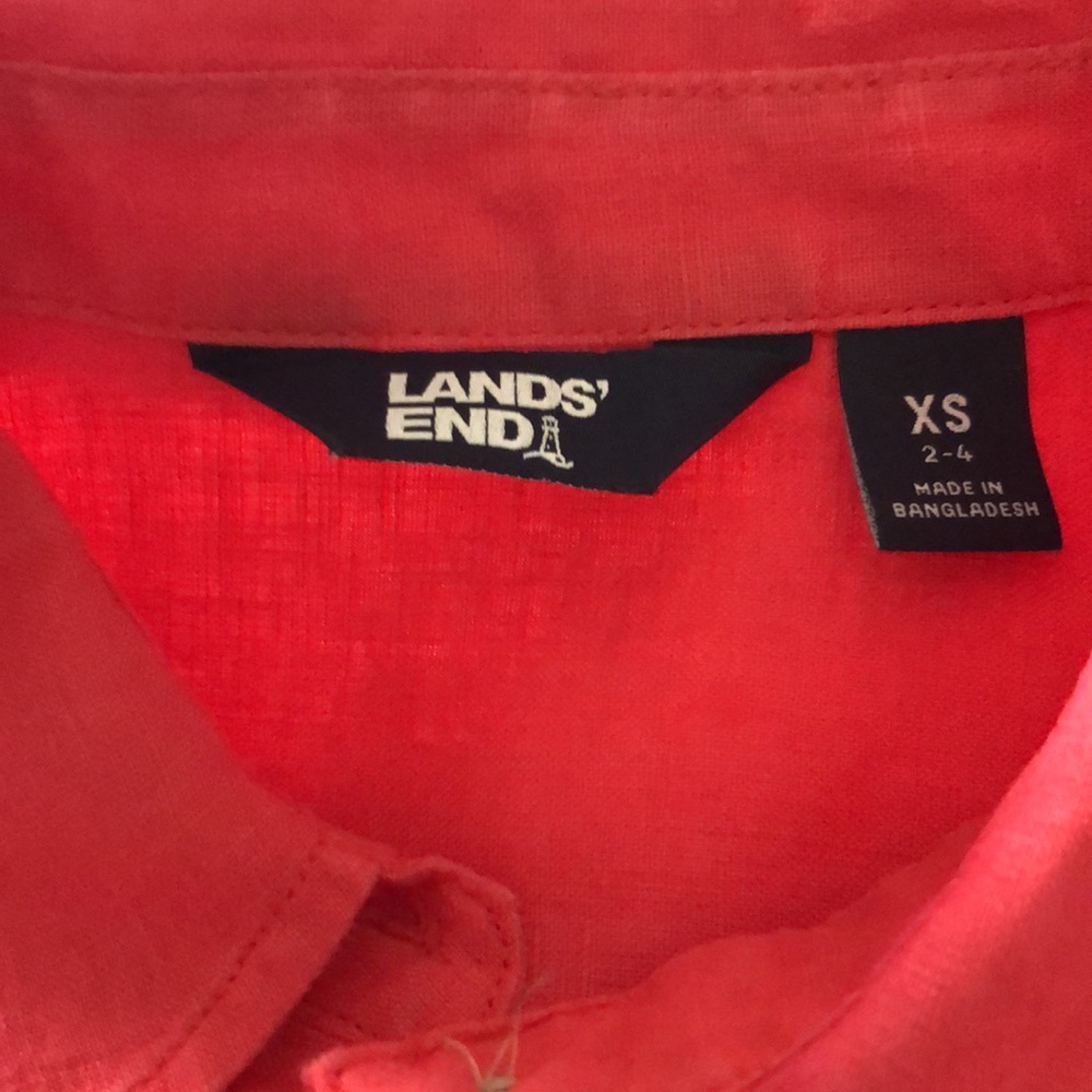 4️⃣ FOR $🔟! LANDS’ END OVERSIZED XS WOMEN’S BLOUSE - Picture 9 of 10